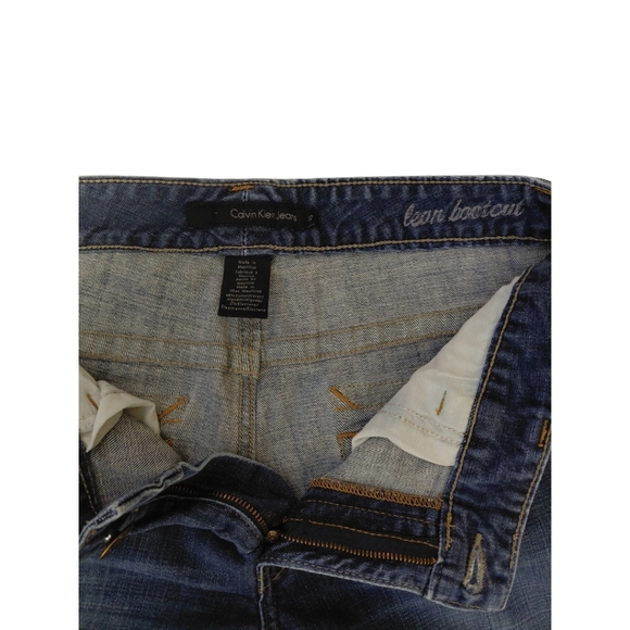 Calvin Klein Jeans Dark Blue Flare & Wide Leg - Picture 4 of 10